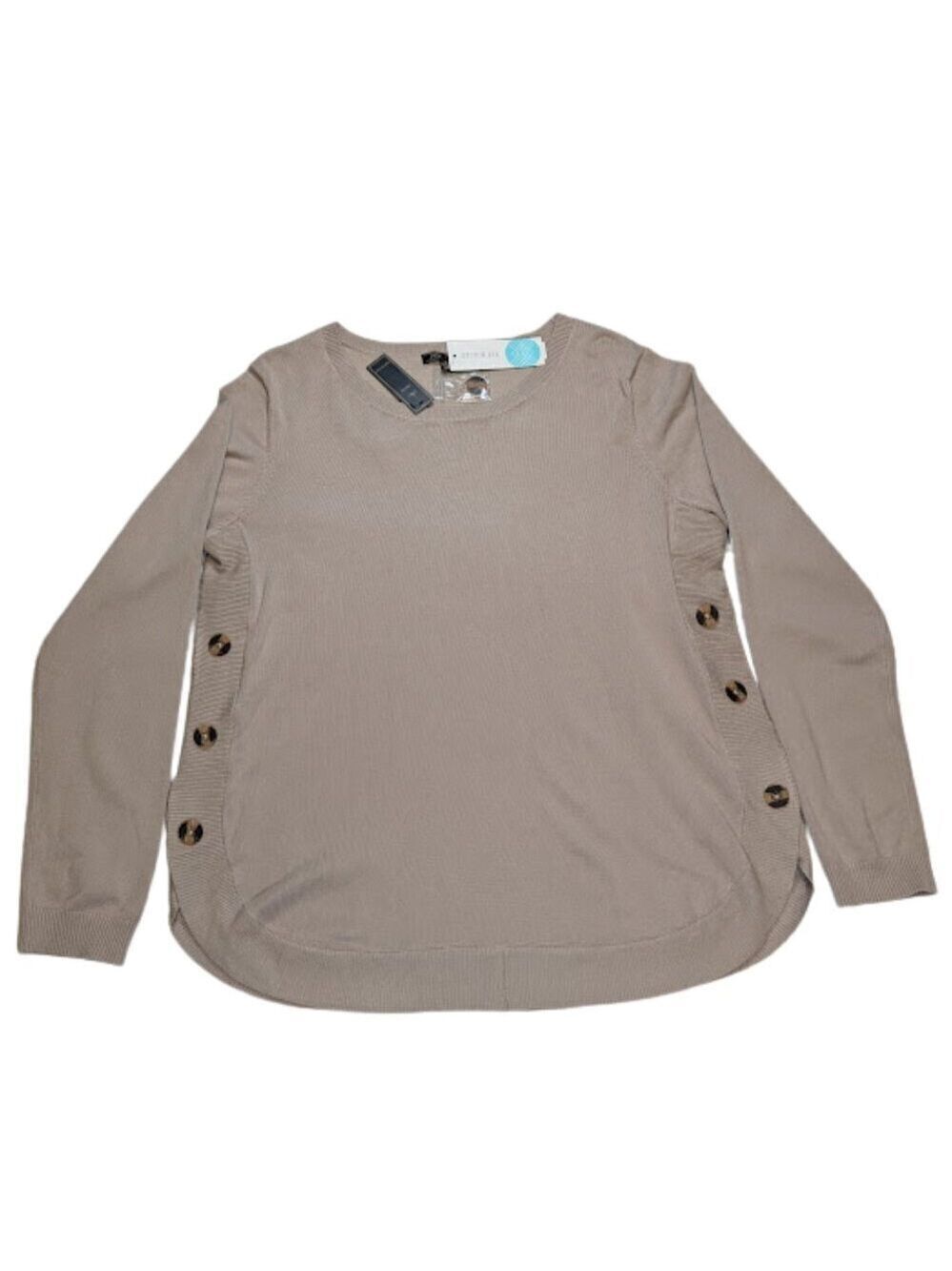 Letty & Me Button-Side Sweater – Size XL (NWT)